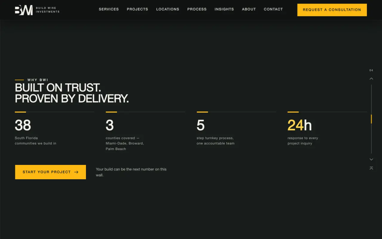 Build Wise Investments - screen 2