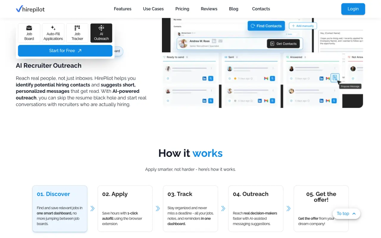 HirePilot - screen 2