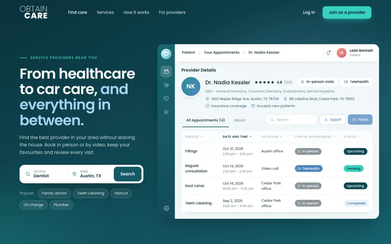 ObtainCare - the product
