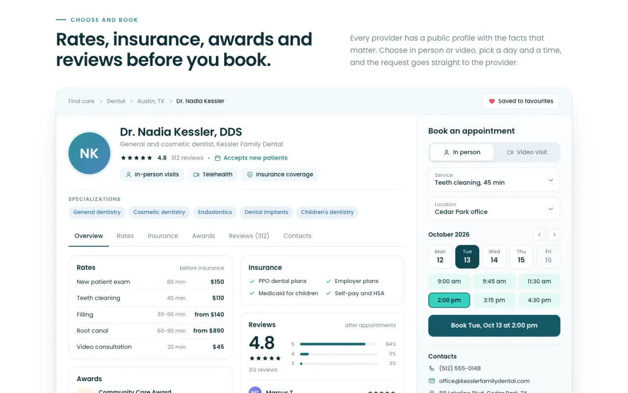 ObtainCare - screen 3