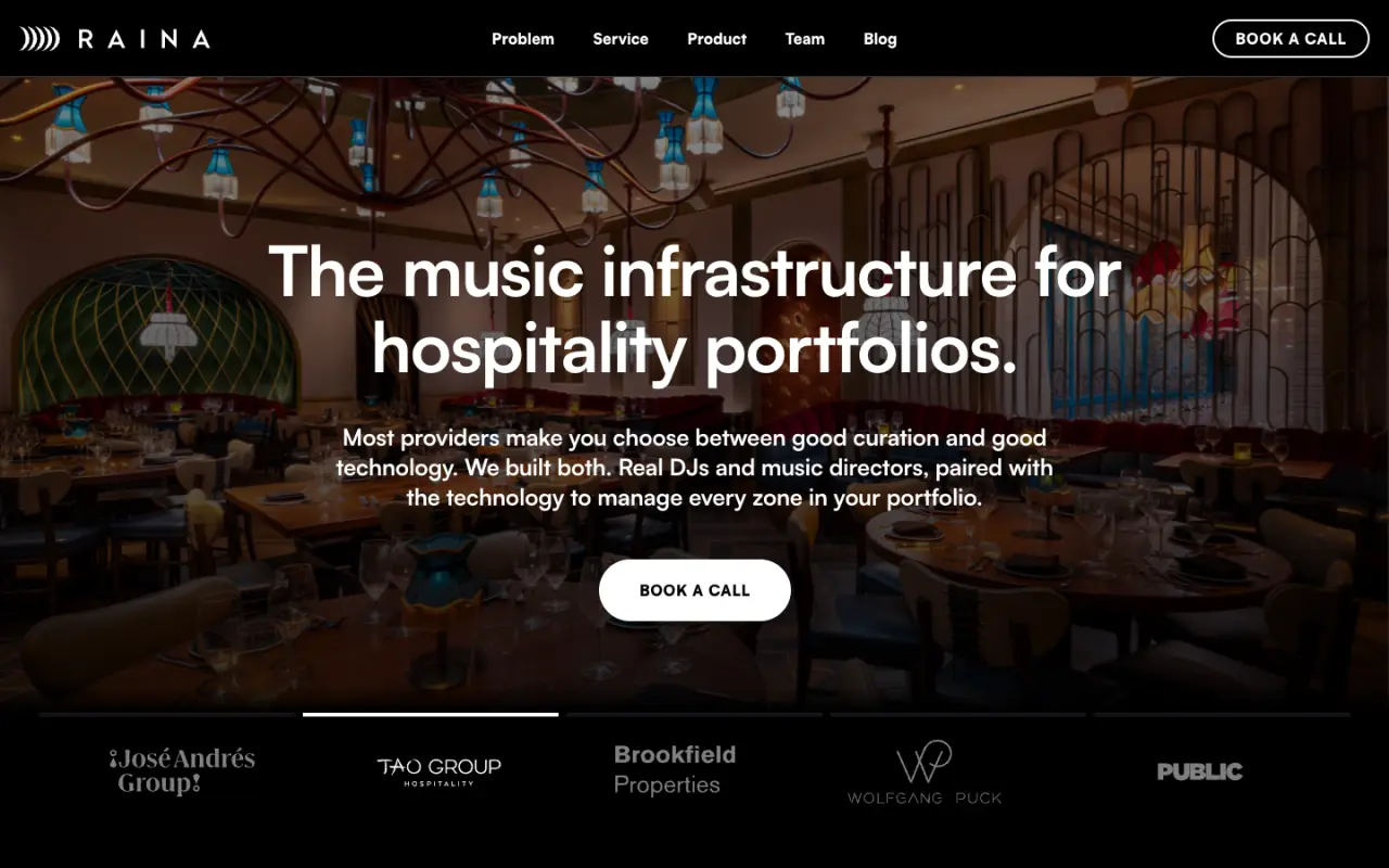 Raina Music - the live site